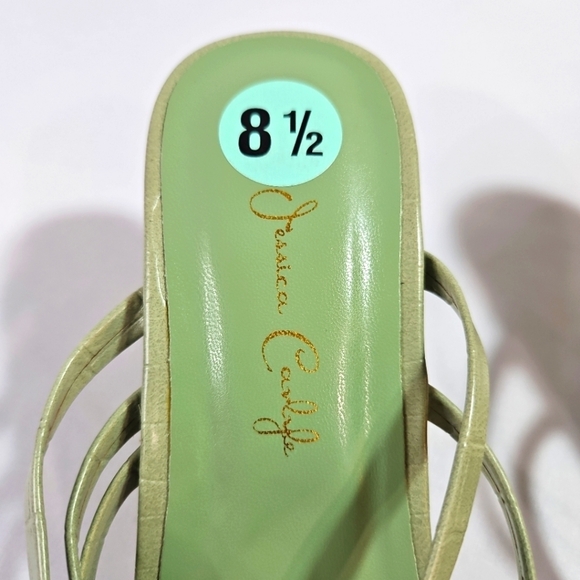 Jessica Carlyle Green Heels Size 8.5 NWOT - Picture 2 of 7